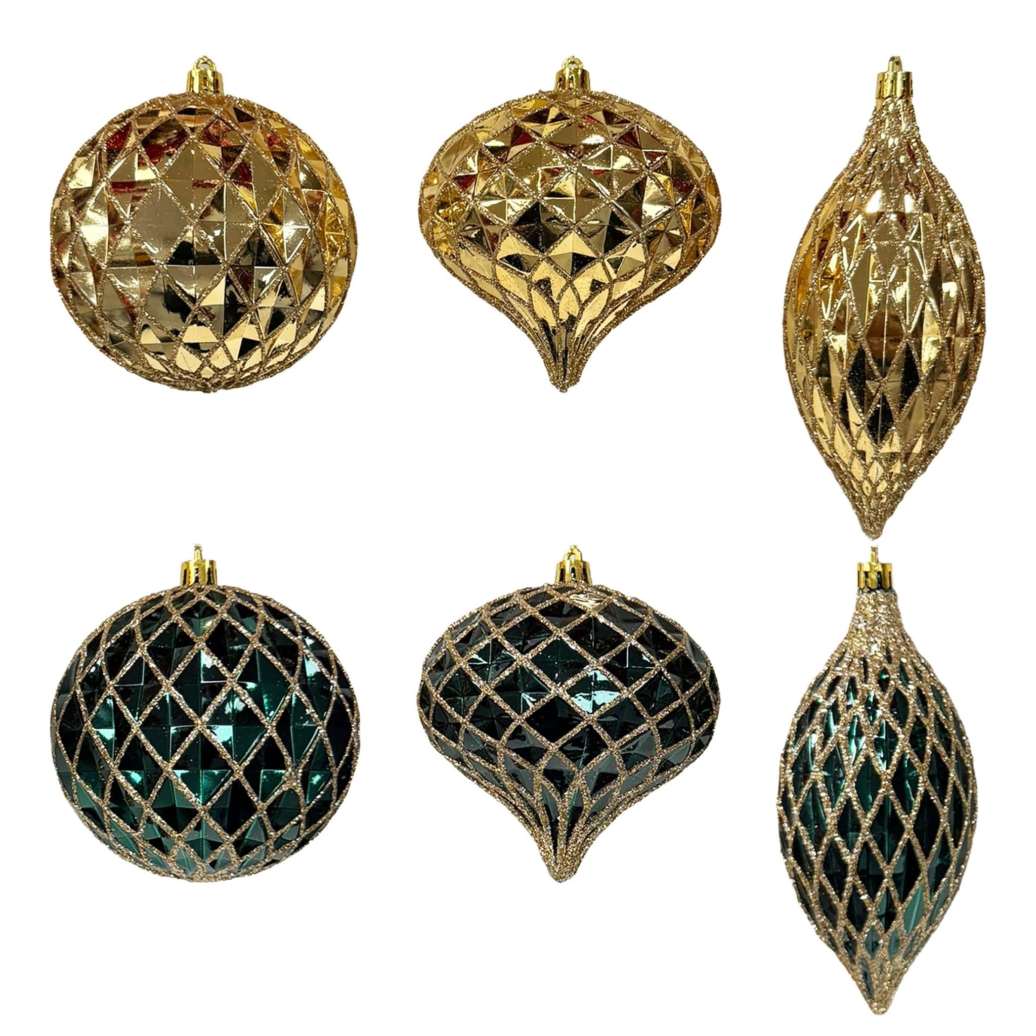 1Pk Faceted 100Mm Assorted Shapes - Country Silk