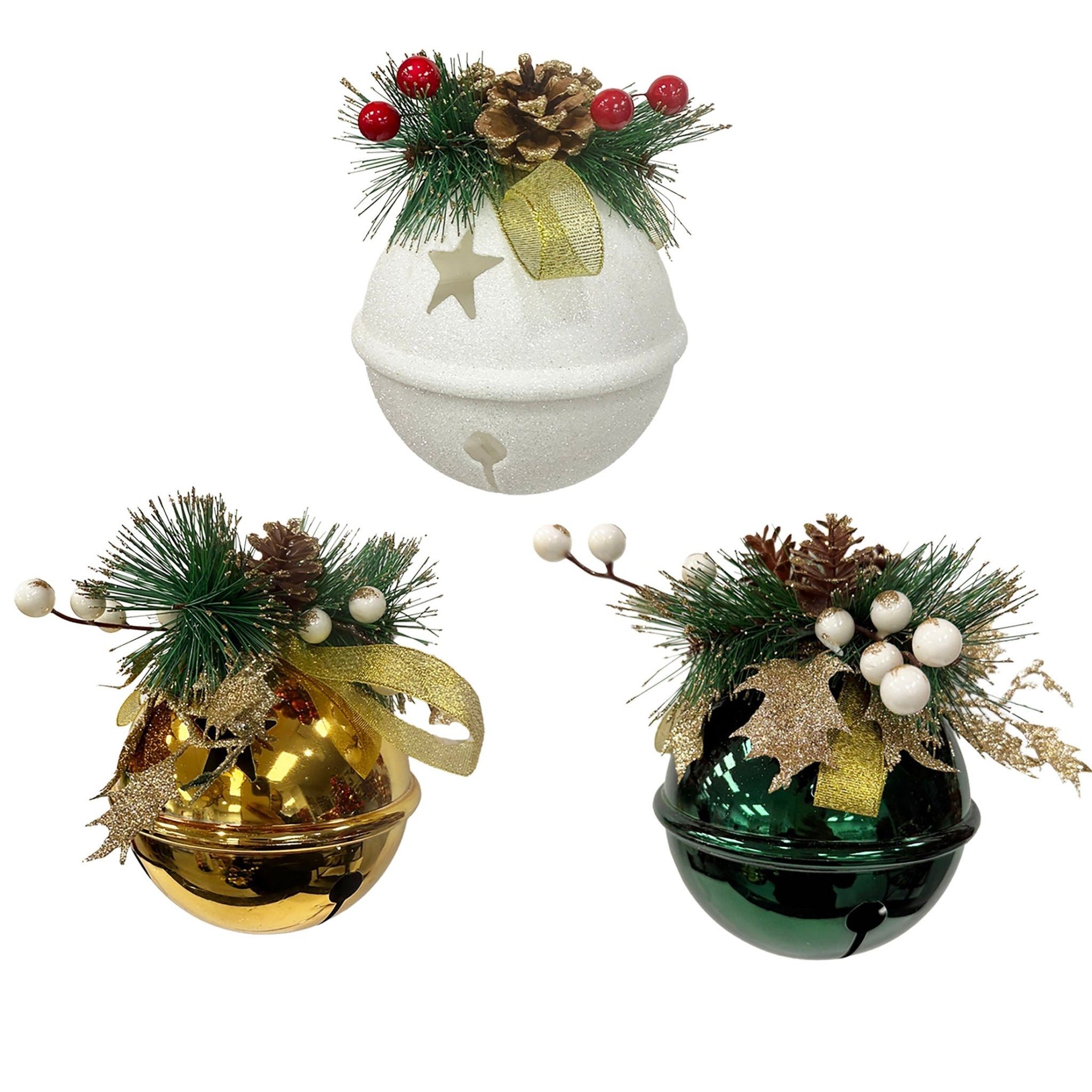 135Mm Bell With Top Cluster - Country Silk