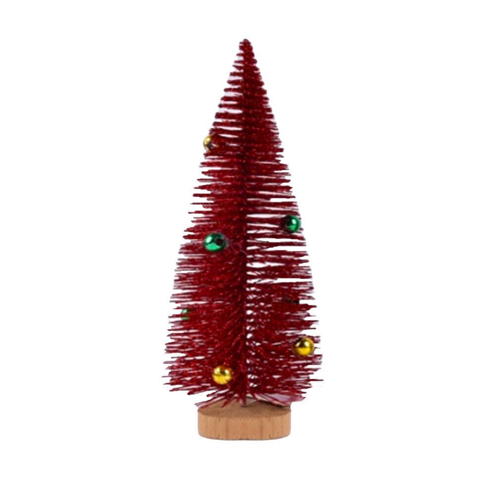 8 Bottle Brush Tree With Beads And Beade - Country Silk