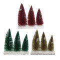 Mini Bottle Brush Tree Set Of 3