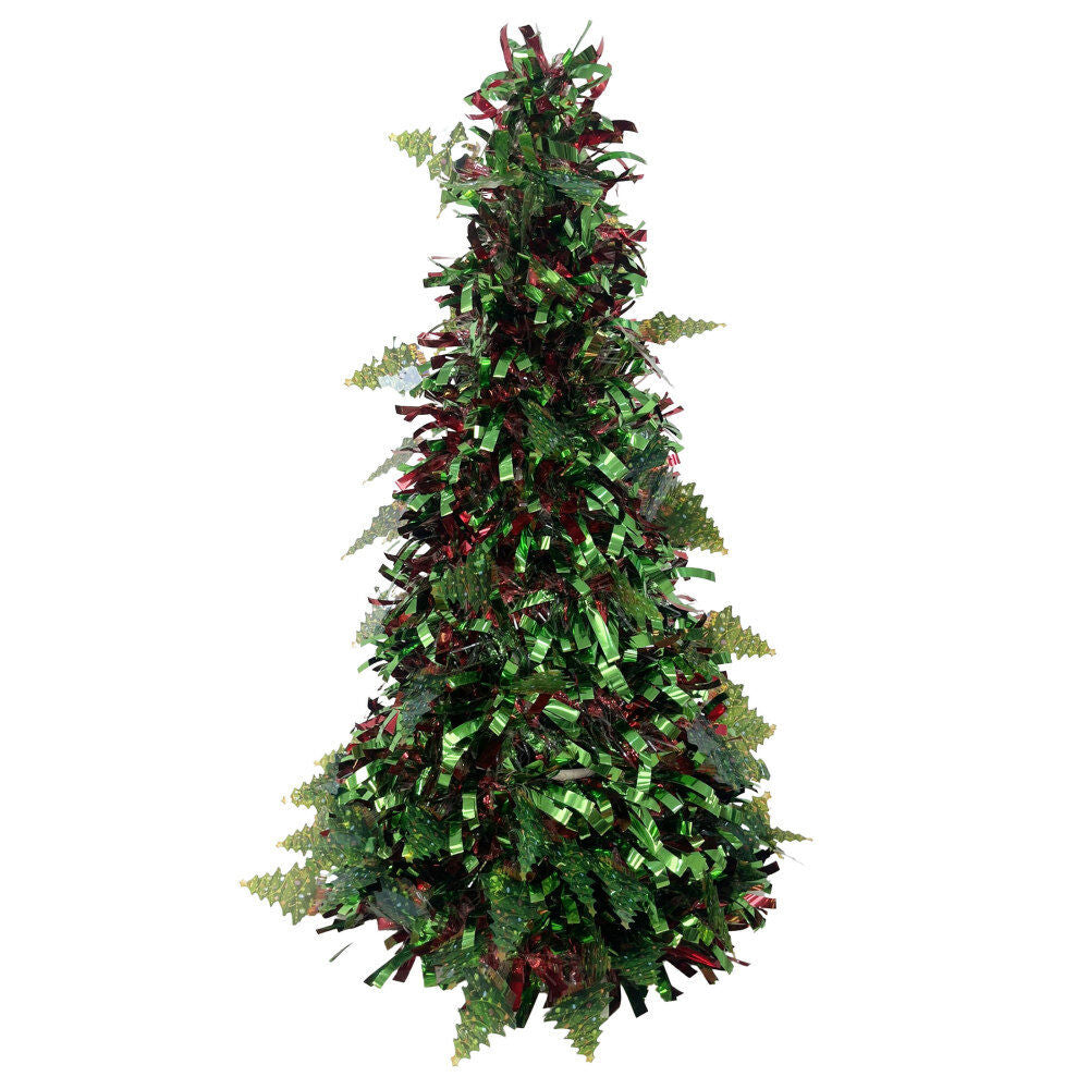 20Inch Tinsel Tree With Printing Die Cut