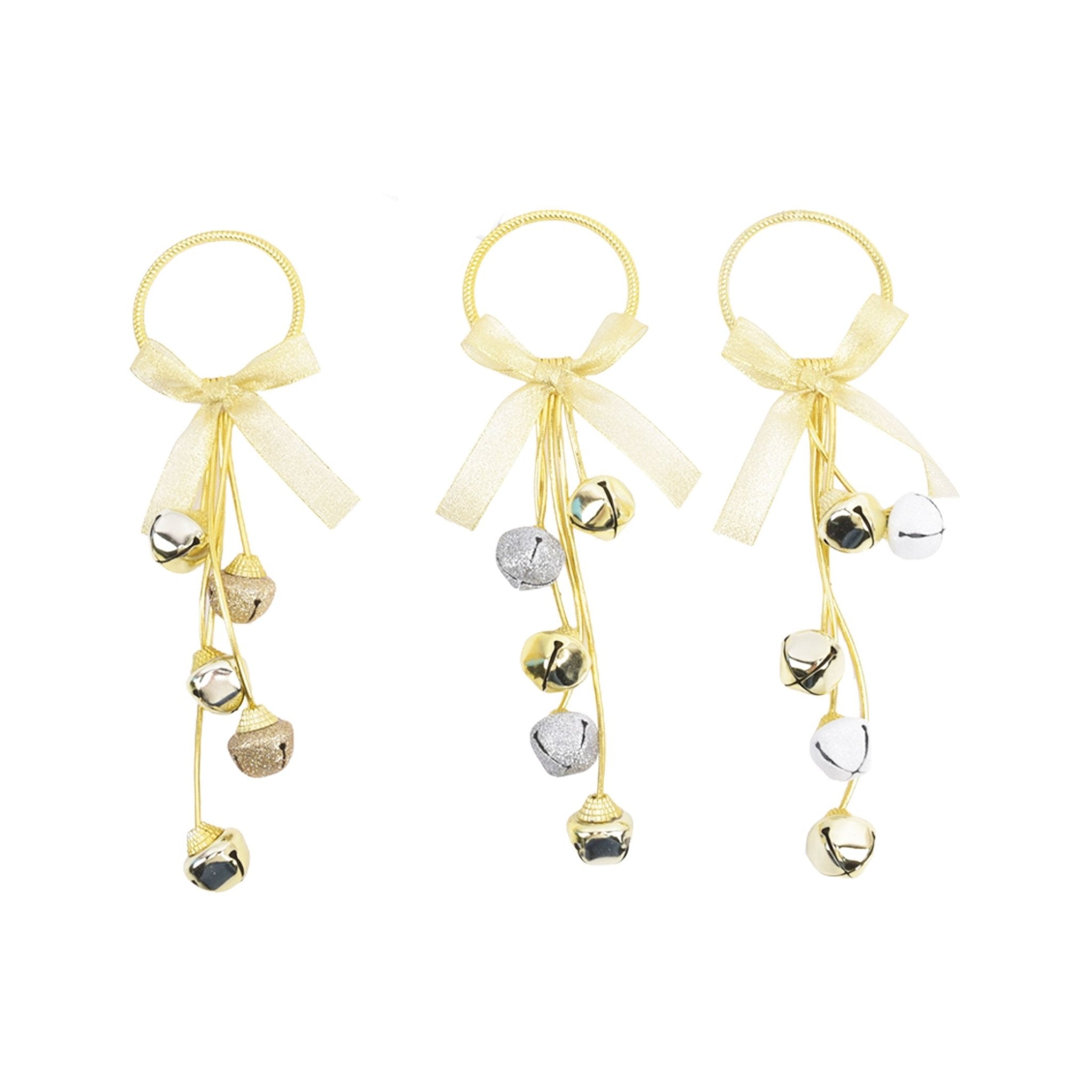 5 Bell Door Hanger With Round Handle - Country Silk