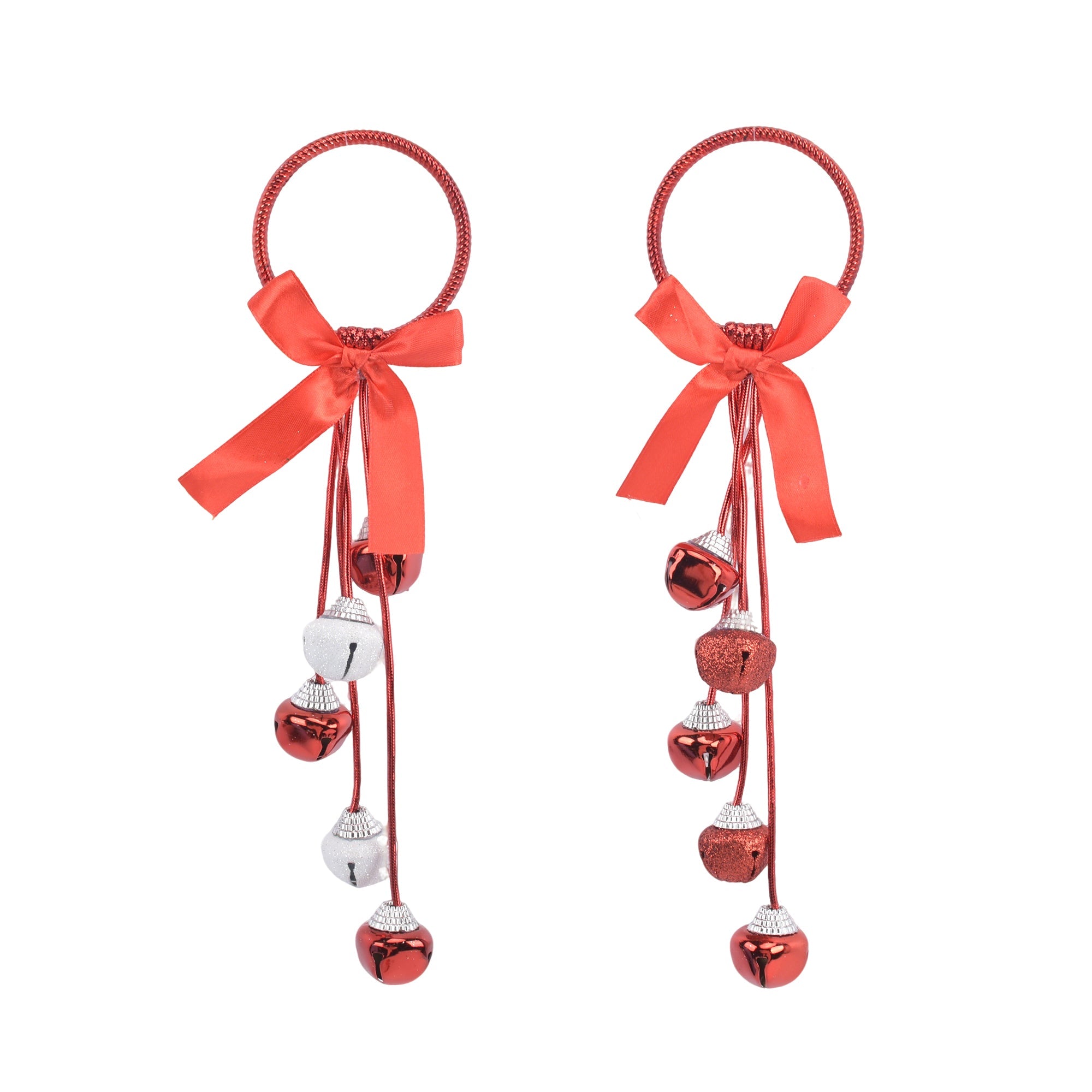 5 Bell Door Hanger With Round Handle - Country Silk