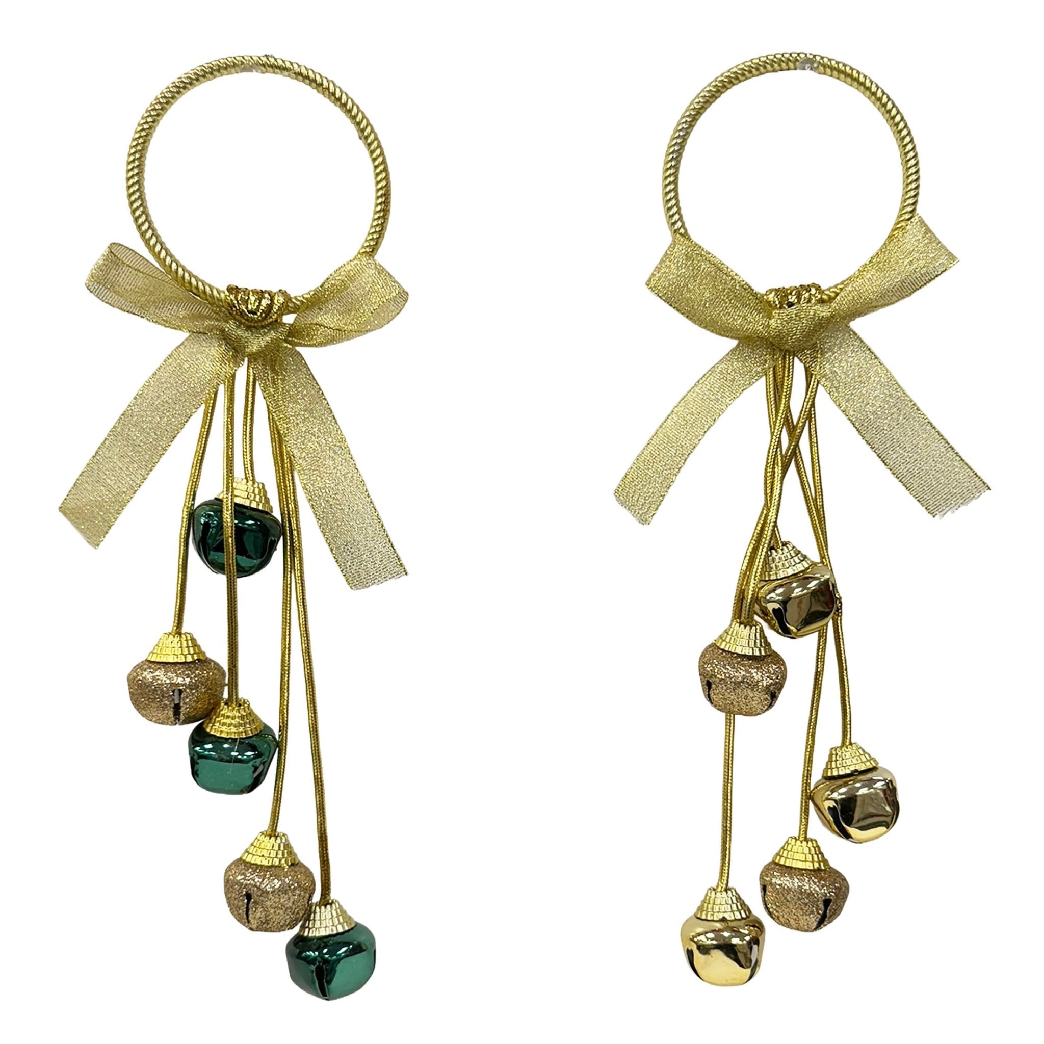 5 Bell Door Hanger With Round Handle - Country Silk