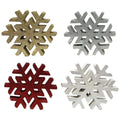 Large Glitter Snowflake Table Décor Item - Country Silk