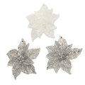 3Pk Poinsettia In Acetate Box - Country Silk
