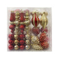 55 Pack Shatterproof Set With Pine Cones - Country Silk