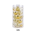 12Pk X 80Mm Pet Balls With Assorted Gold Fillers - Country Silk