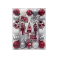 50 Pk Shatterproof Set With Nutcracker1H - Country Silk
