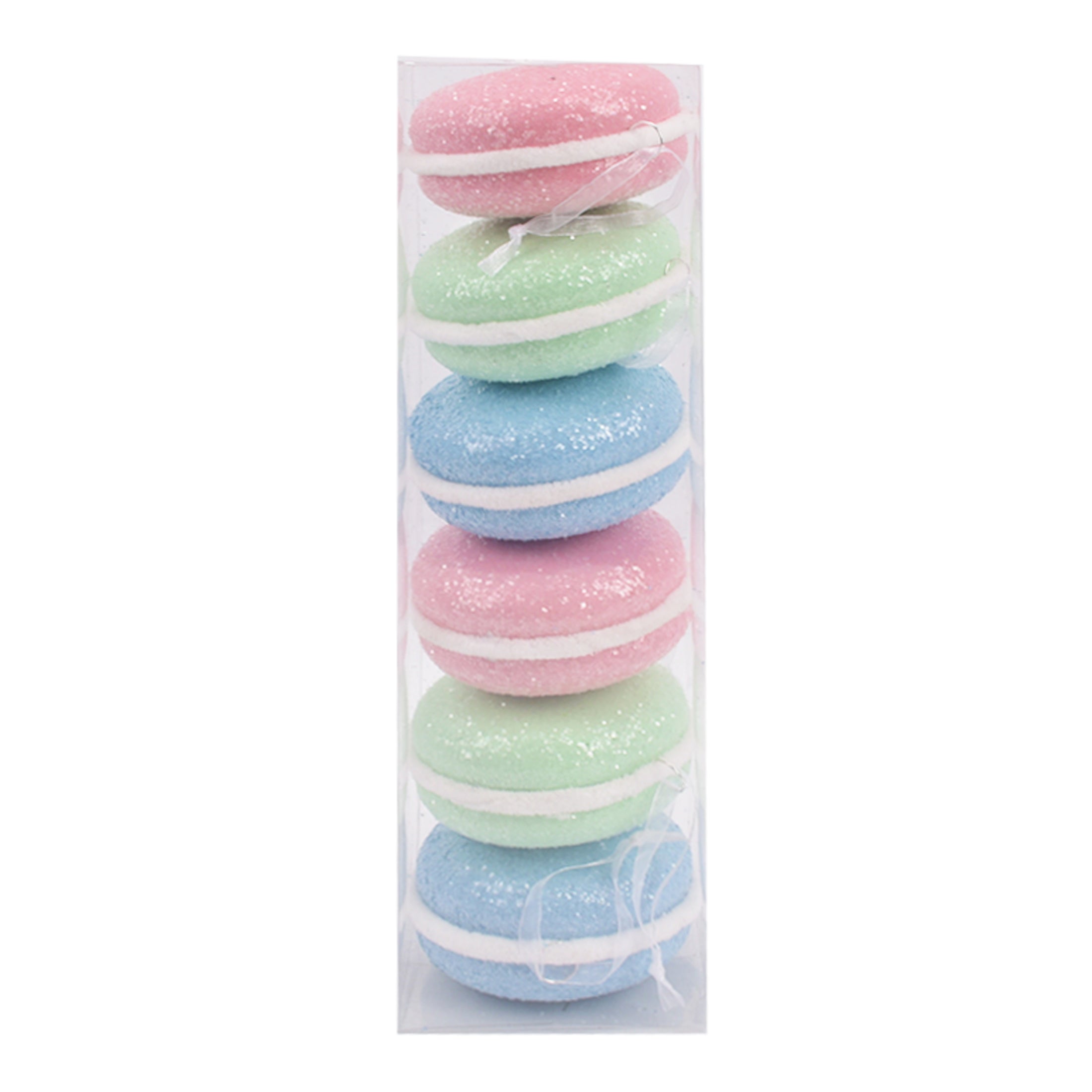 6Pk Macaroons In Acetate Box