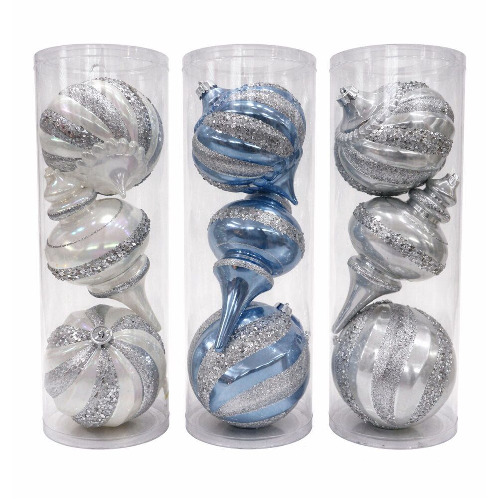 3Pk Ballonionfinial - Country Silk
