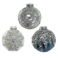100 Mm Pet Inside Glitter Ball With Glitter Orn Asst - Country Silk
