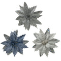 Multi Layer Clip On Fabric Poinsettia