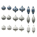 2Pk Ball Onion Finial Wth Flower Hp Design - Country Silk