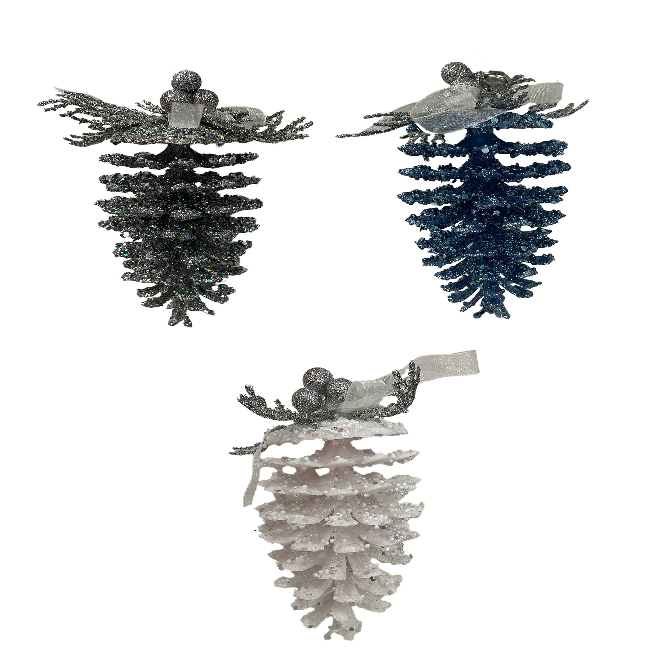 Plastic Pinecone Orn
