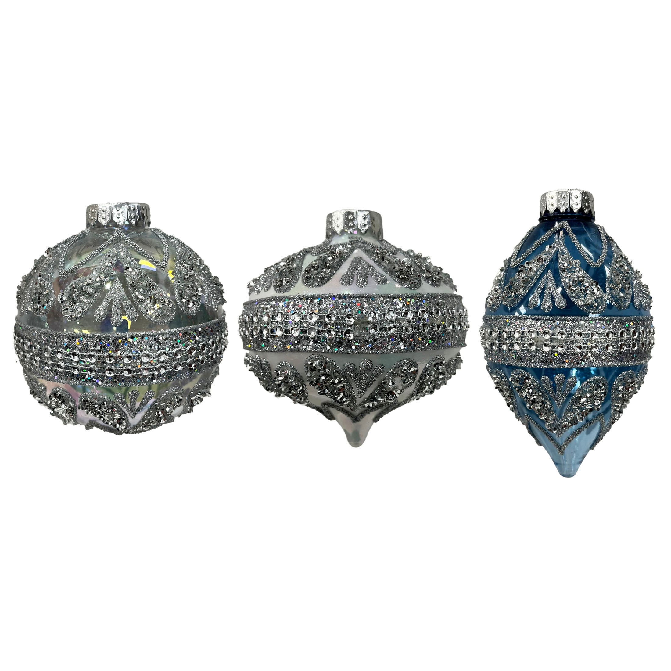 100Mm Pet Orn With Delux Gems Glitter
