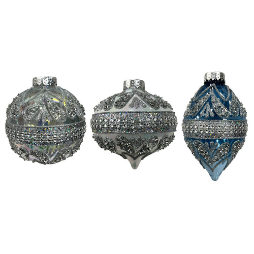 100Mm Pet Orn With Delux Gems Glitter
