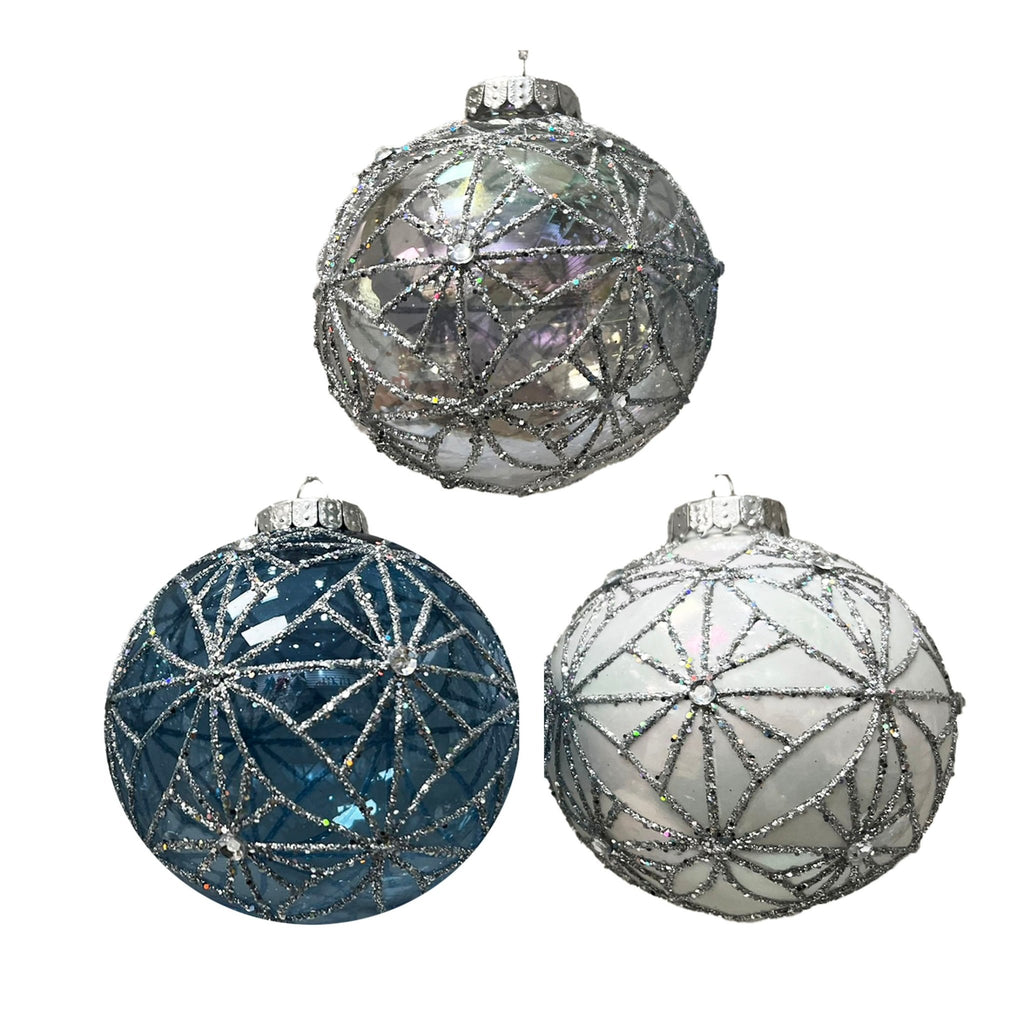 100Mm Pet Orn With Hp Glitter - Country Silk
