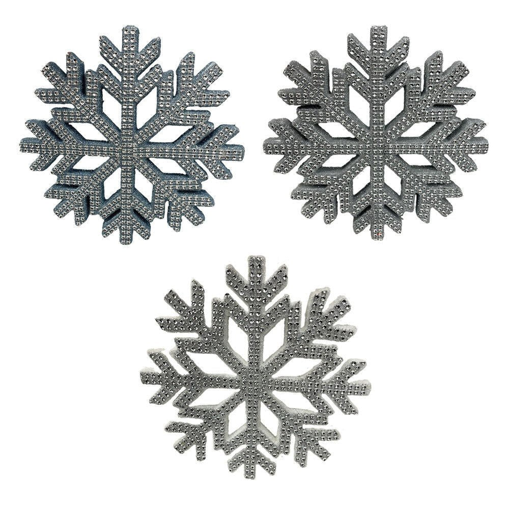 7.8 Inch Snowflake Orn - Country Silk