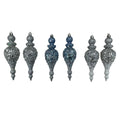 2Pk Glitter Finial Ombre Orn