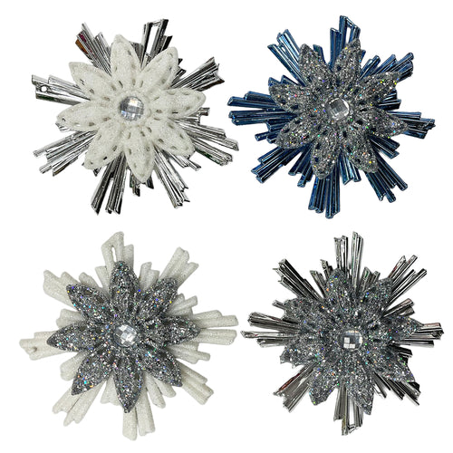 Snowflake Orn With Gem