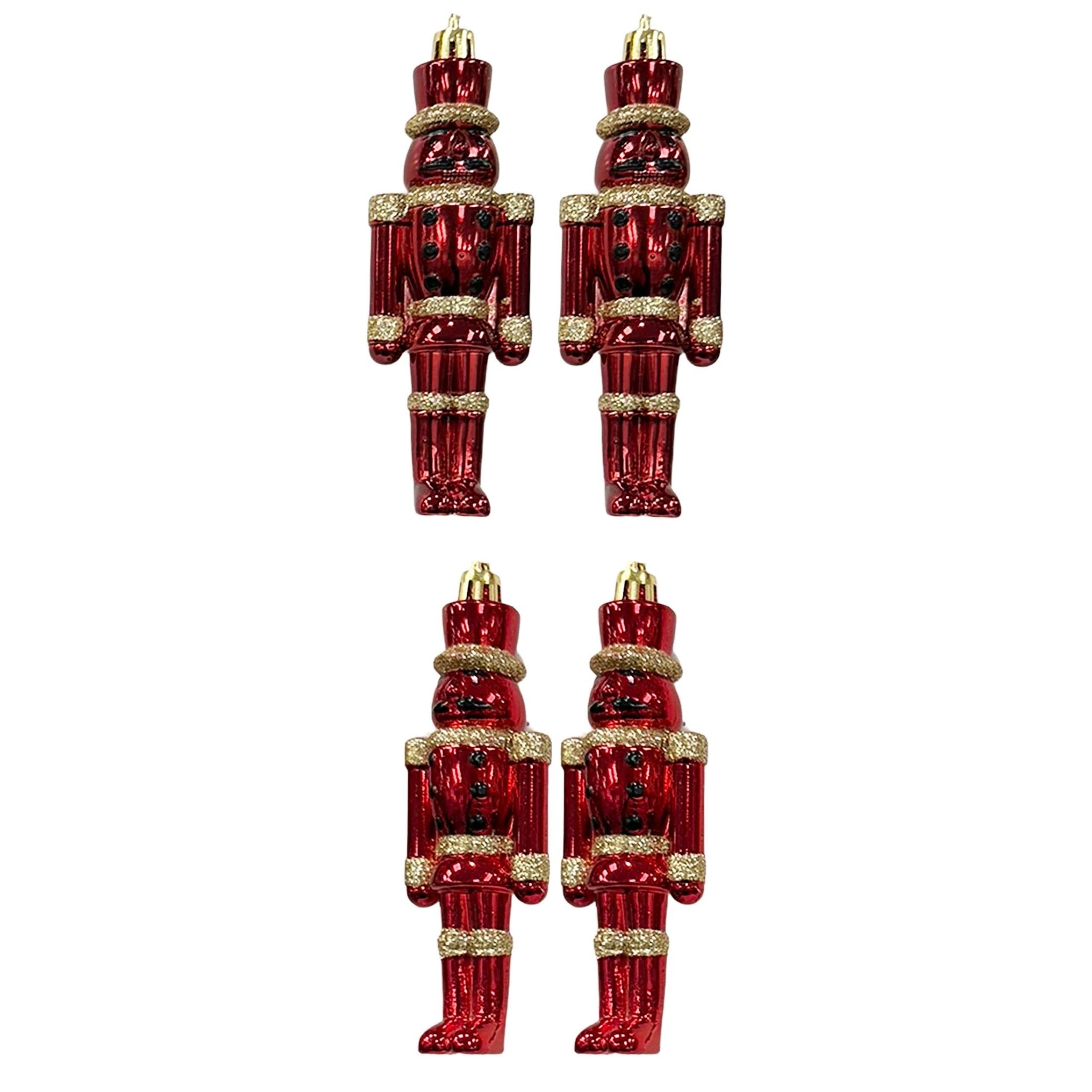 2 Pk Plated Nutcrackers - Country Silk