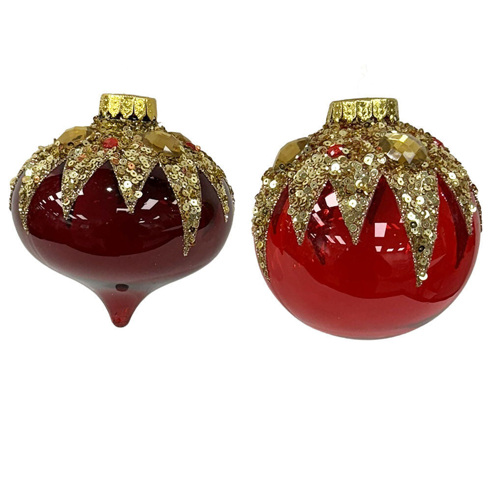 100Mm Pet Orn With Glitter And Gem Stone