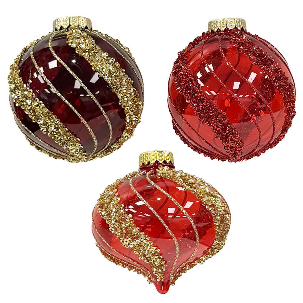 100Mm Pet Orn With Wide And Thin Glitter