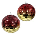 100Mm And 60Mm Ombre Disco Ball Orn