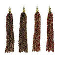 2Pk Beaded Tassel Orn - Country Silk