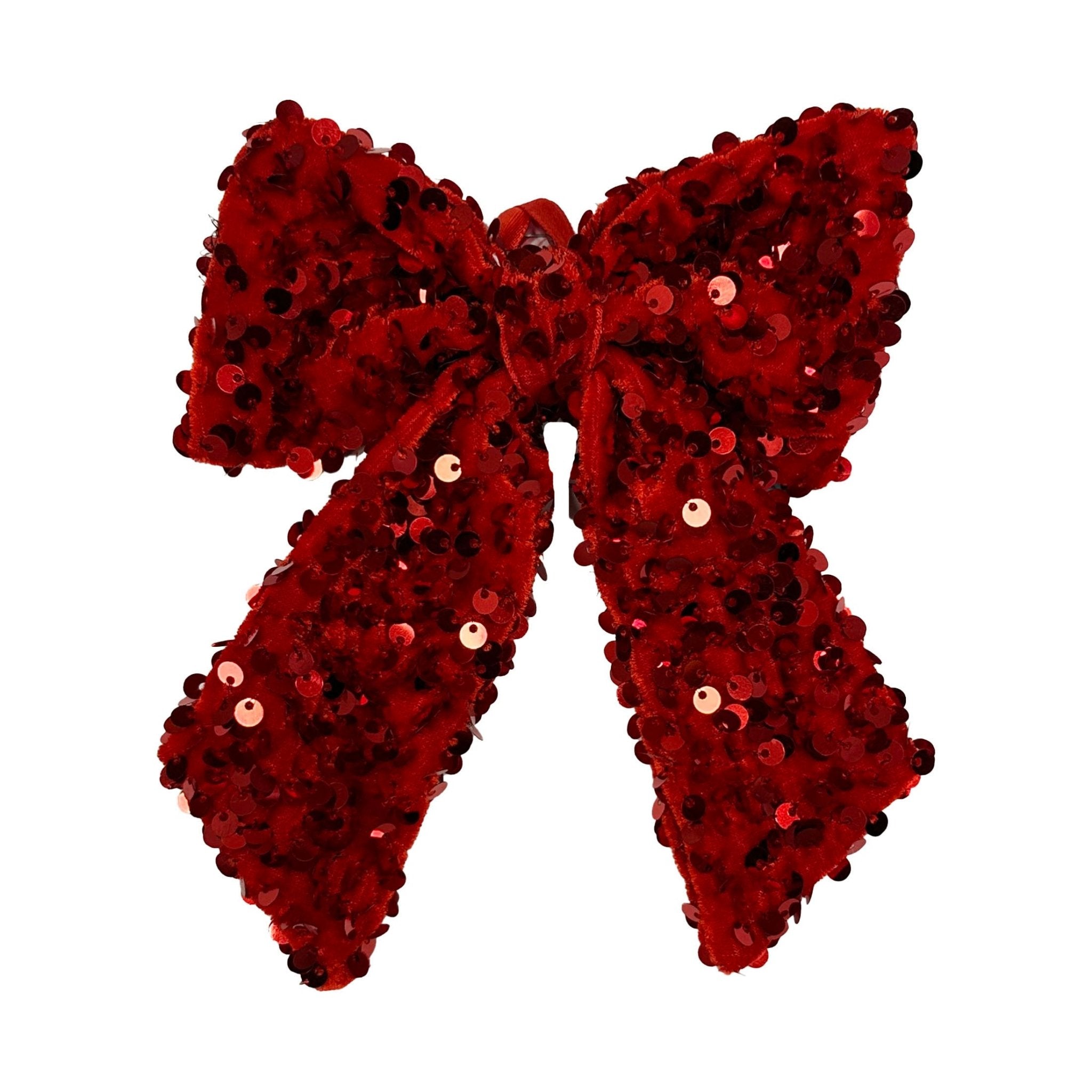 Sequin Bow - Country Silk