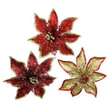 New Sequin Glitter Poinsettia - Country Silk