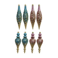 2Pk Ombre Sequin Finial Orn Asst - Country Silk