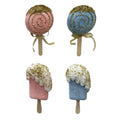 Ice Cream And Candy With Glitter Sequin - Country Silk