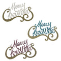 Jumbo Glittered Merry Christmas