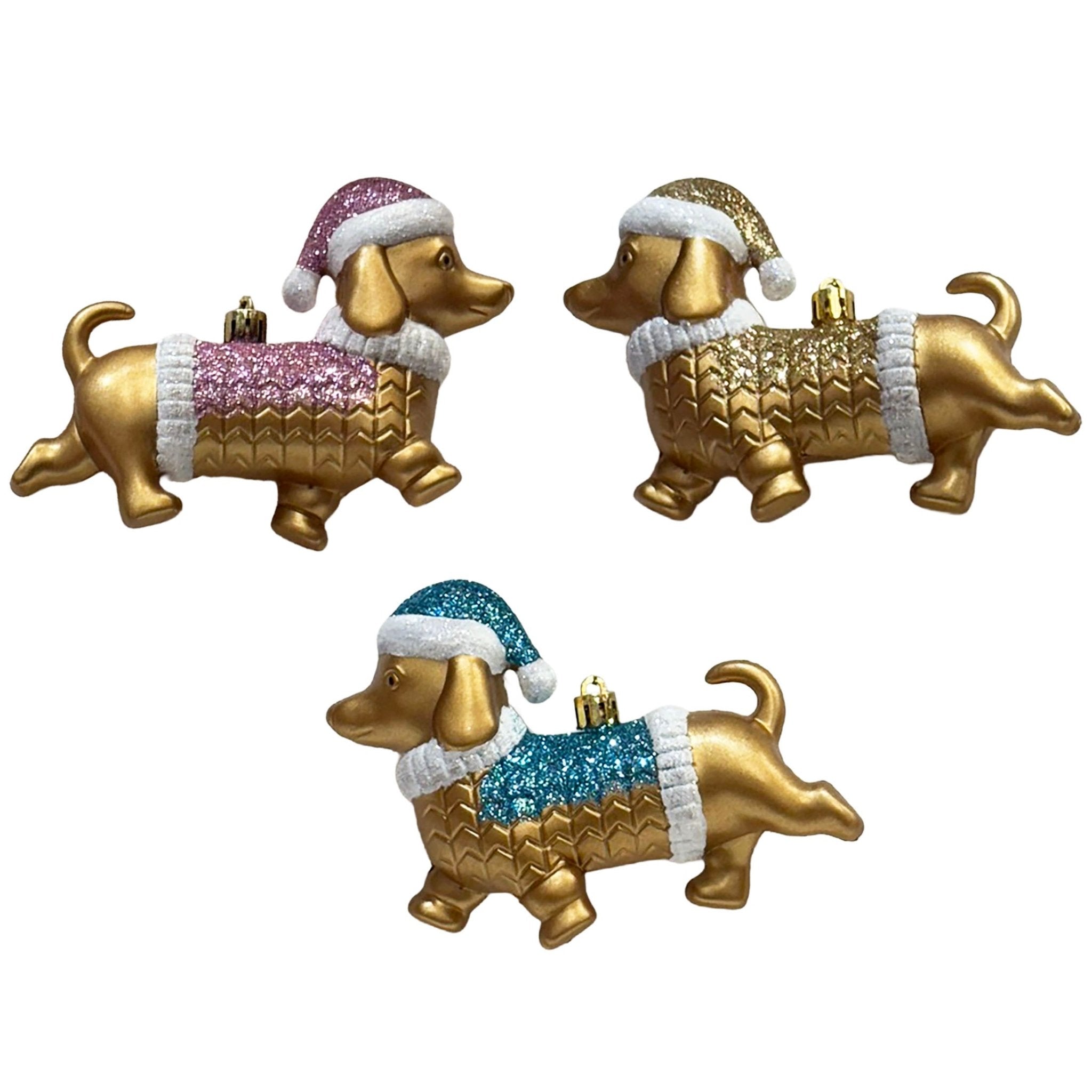 Walking Dog Ornament - Country Silk