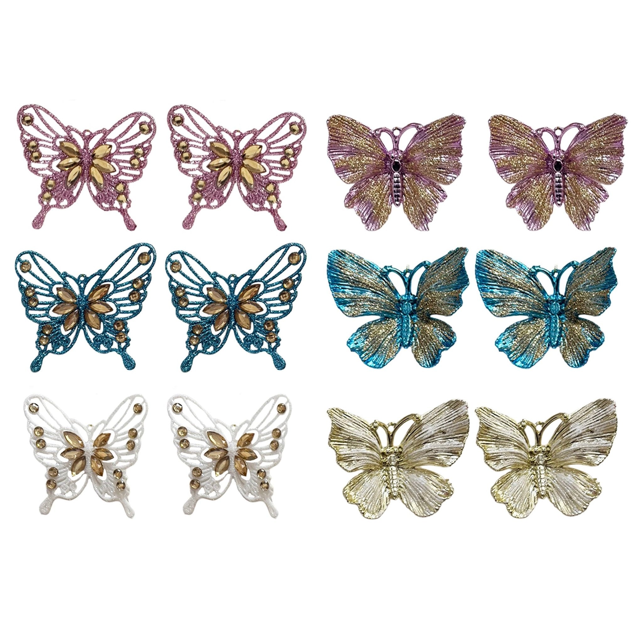 Elegant Butterfly And Dragonfly Asst X 2 - Country Silk