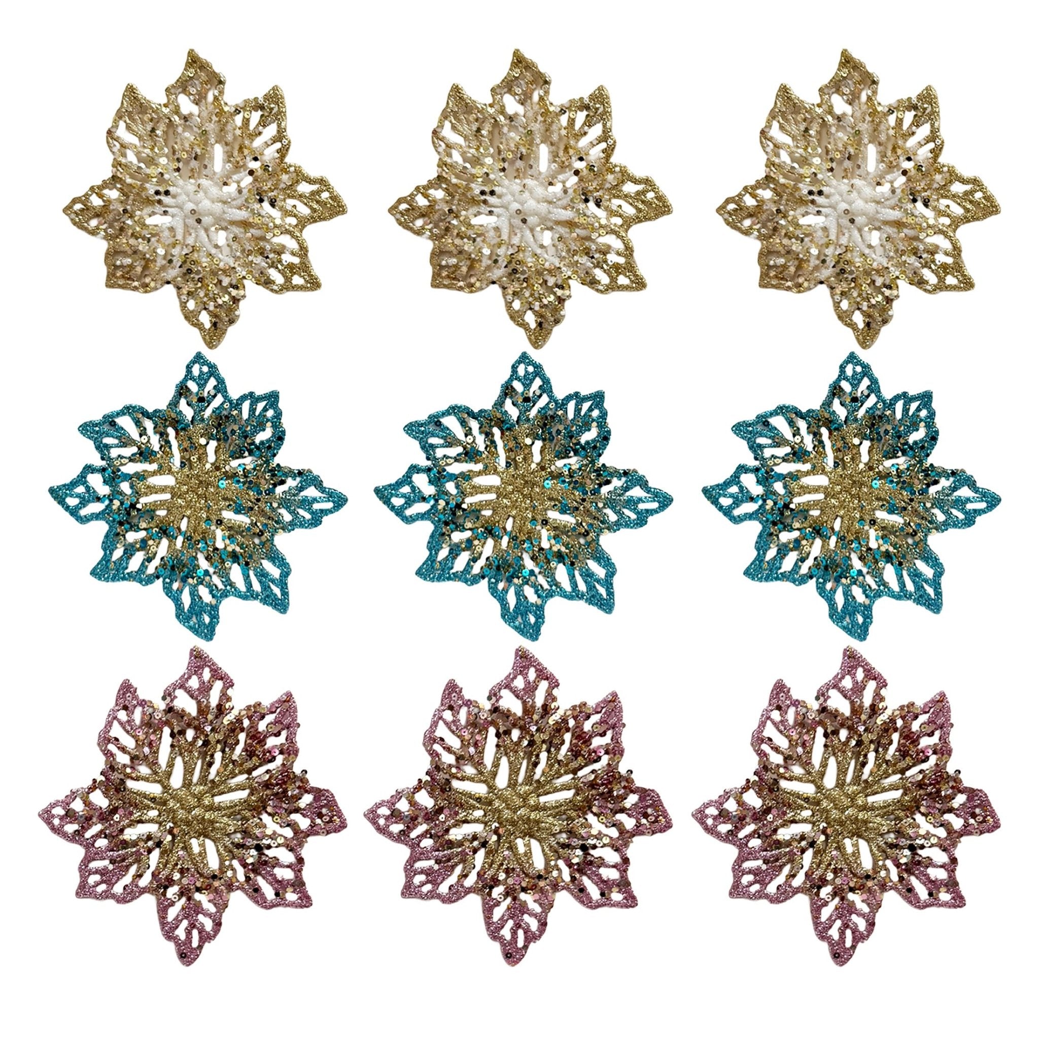 3Pk Poinsettia - Country Silk