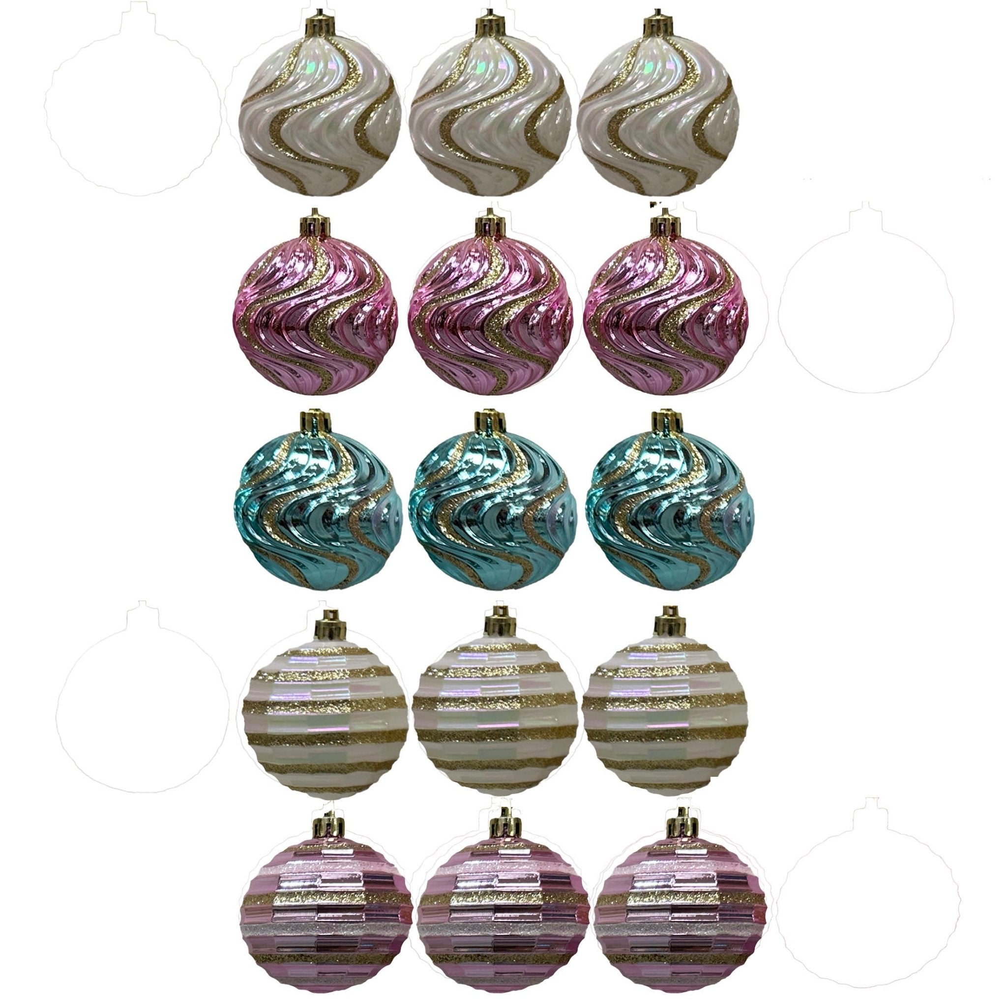 Modern Horizontal Groove Ball X 3 And 3 - Country Silk