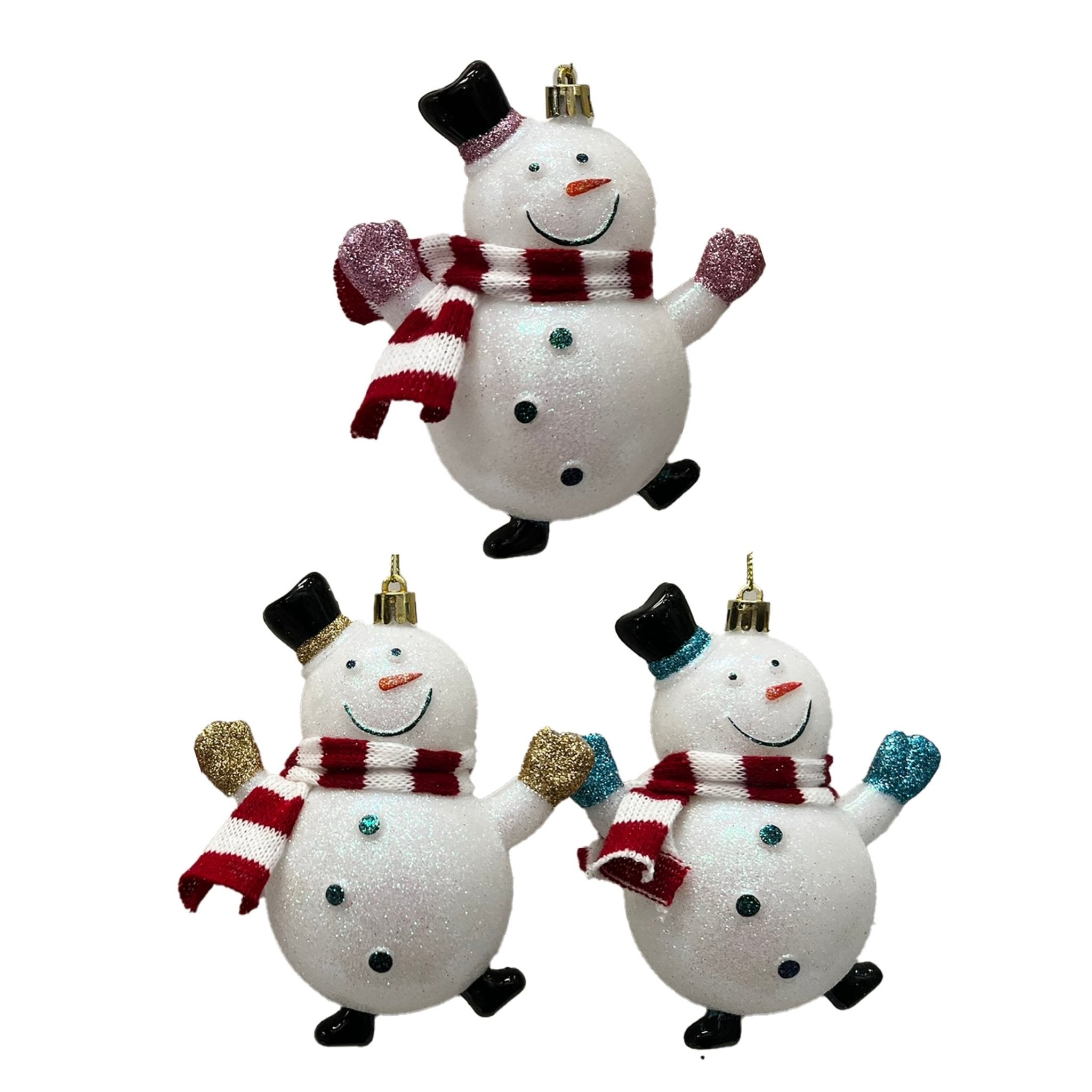 Snowman Orn - Country Silk