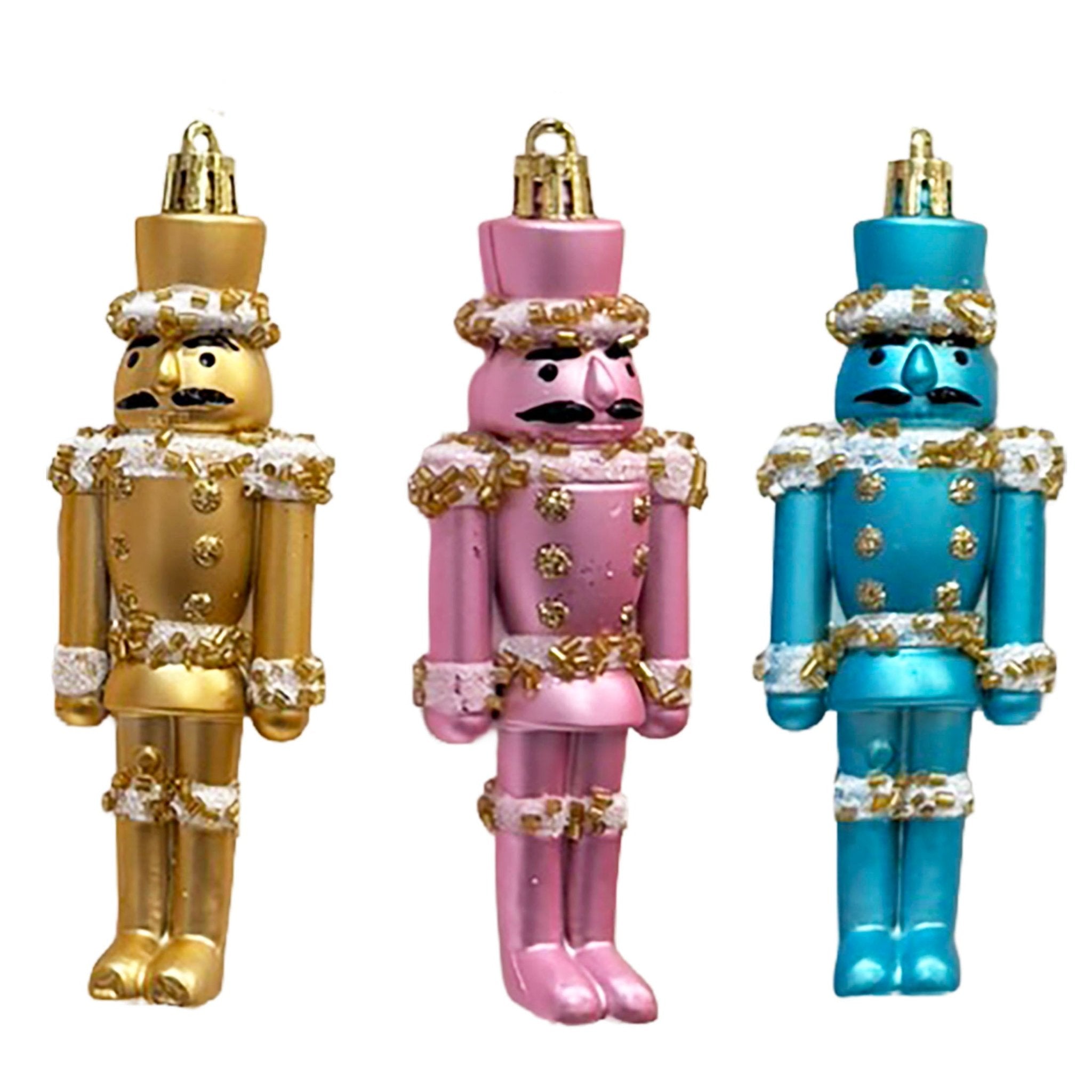2 Pk Plated Nutcrackers - Country Silk