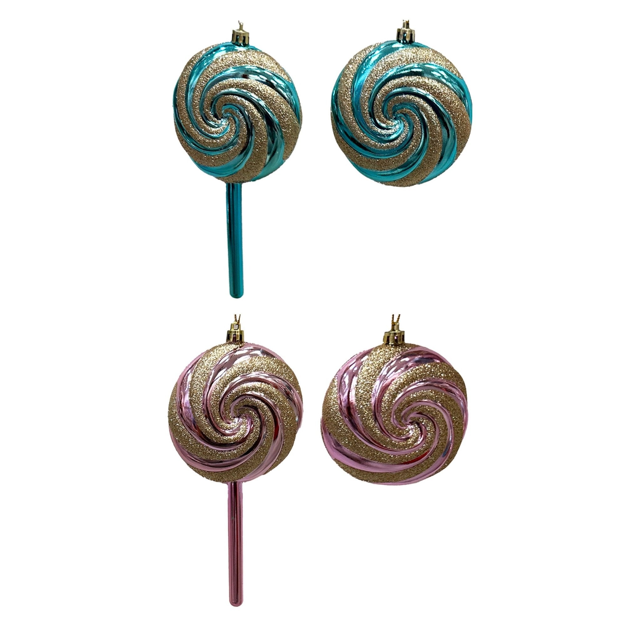 Large 3D Swirl Ornament - Country Silk