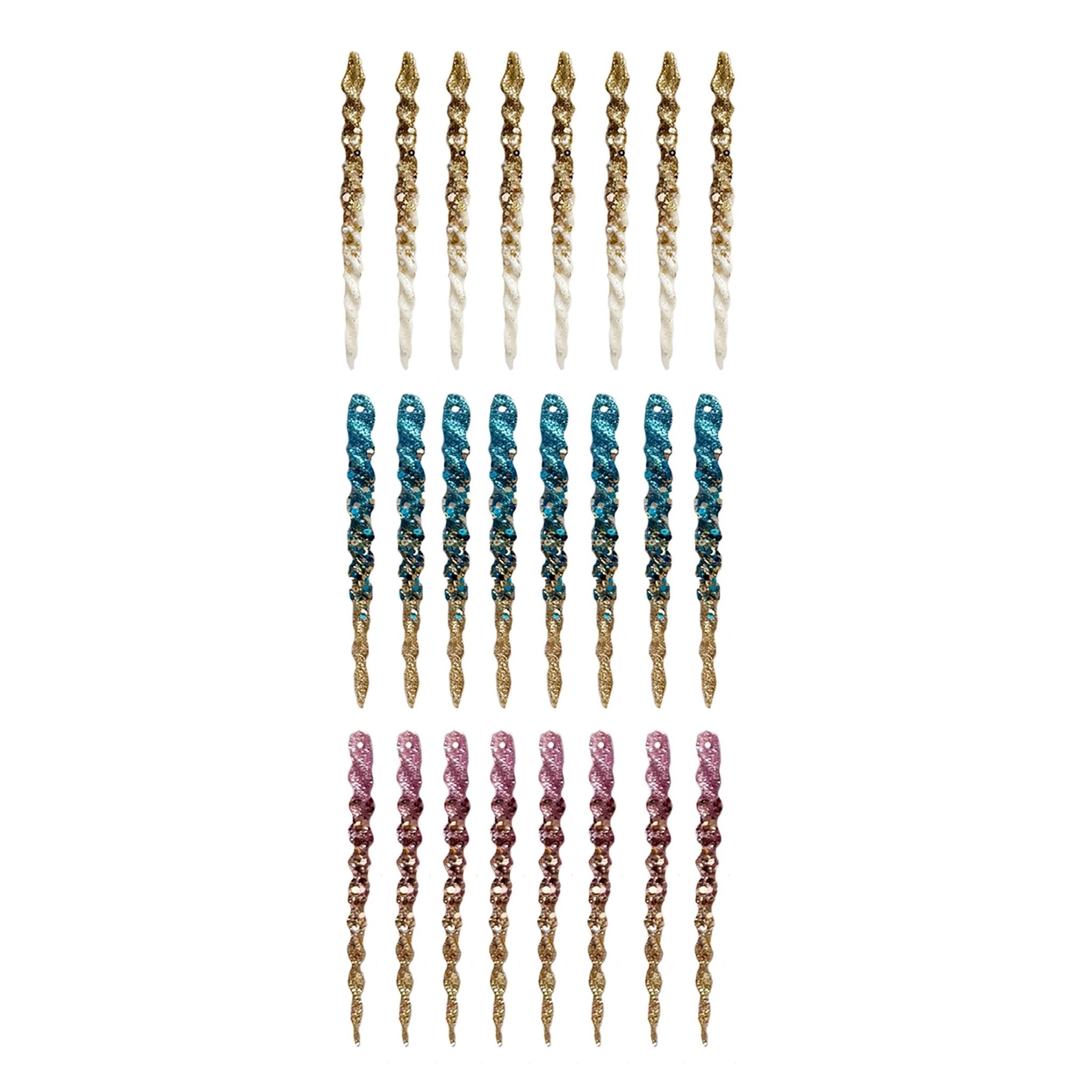 8Pk Icicles - Country Silk