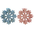 Candy Snowflake With Glitter Sequin