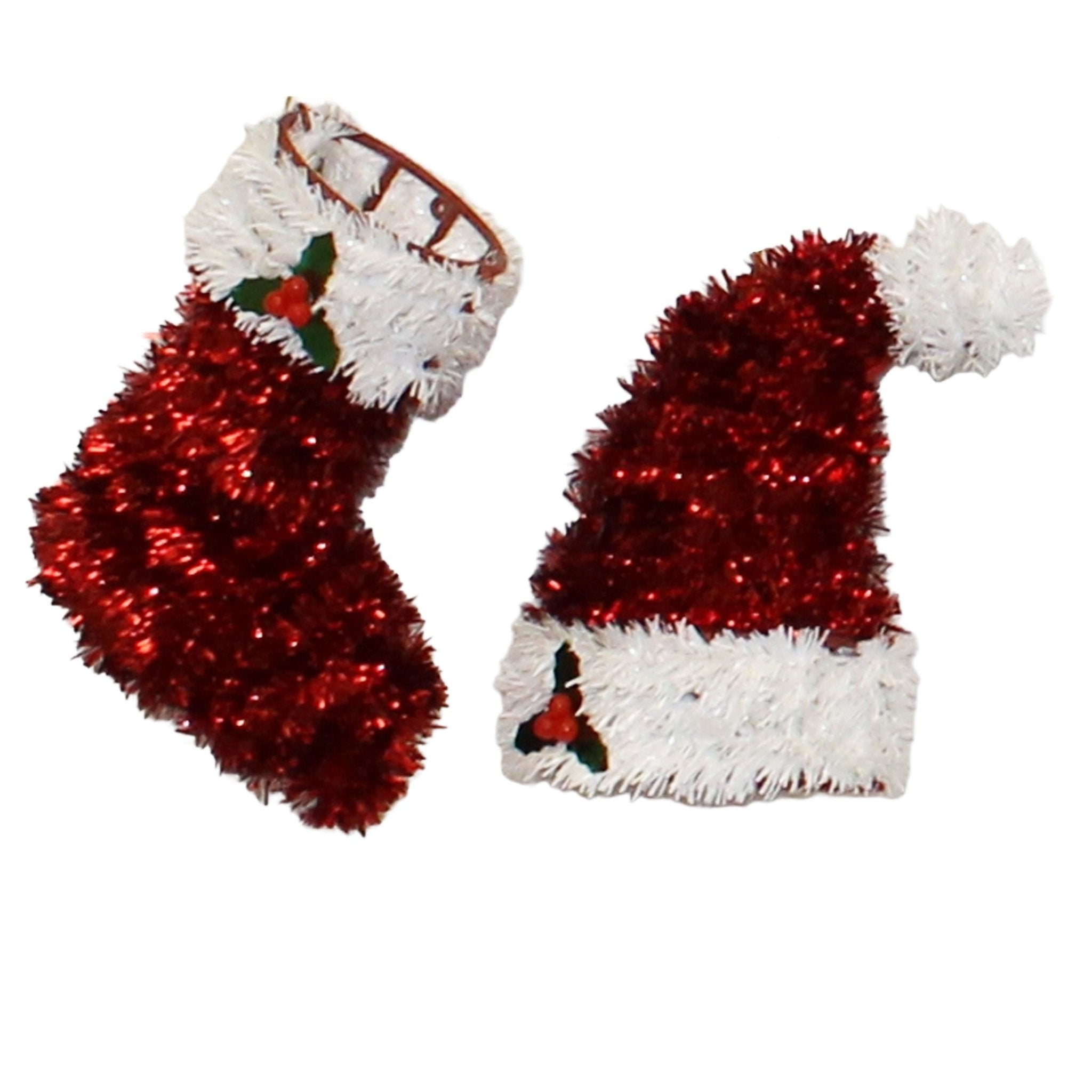 3D Tinsel Hat Boot - Country Silk