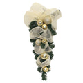 24 Pvc Mesh Teardrop W Balls - Country Silk