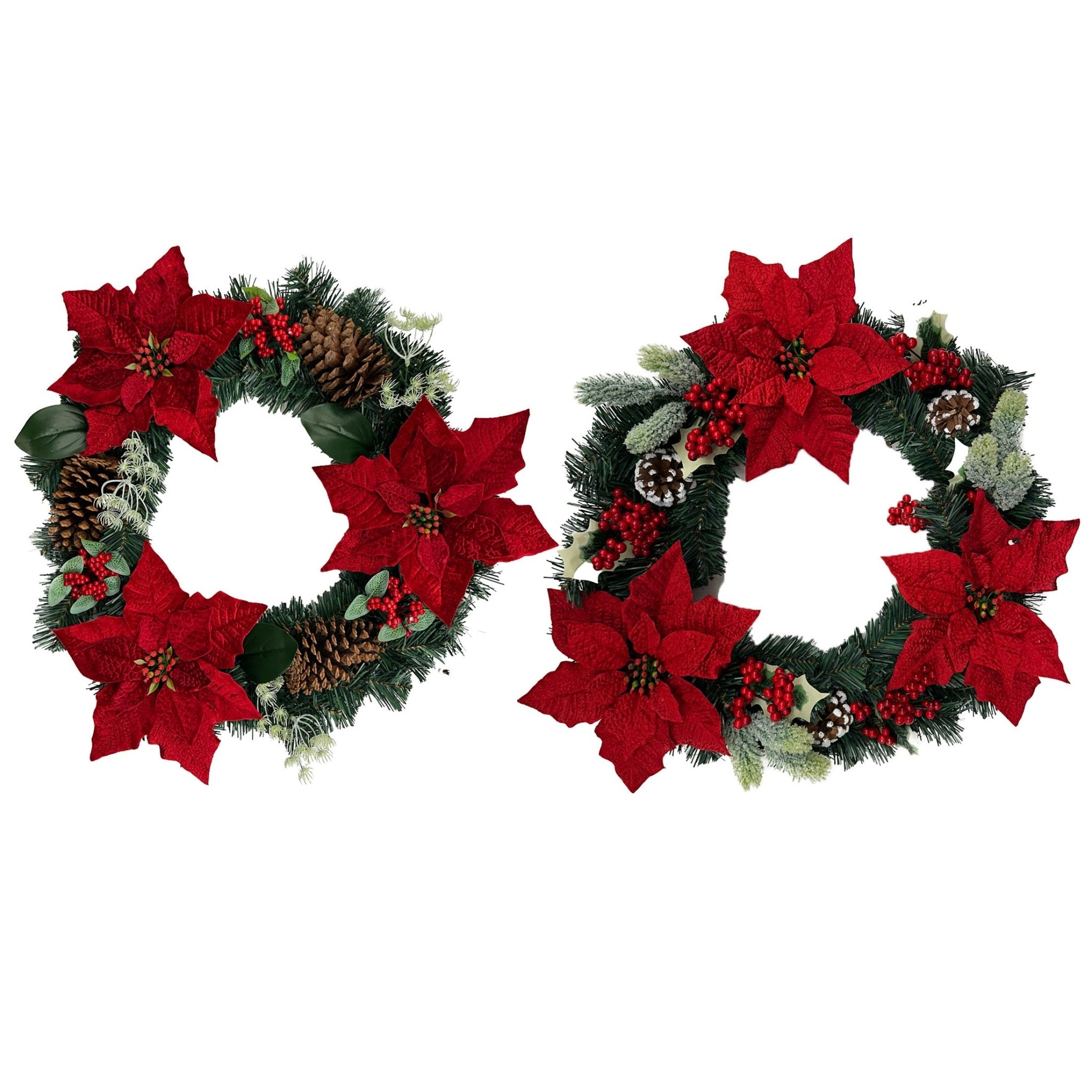 22 Wreath 2 Assorted Styles - Country Silk