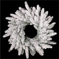 19.7 Inch Lrd Light Up Snow Covered Wreath - Country Silk