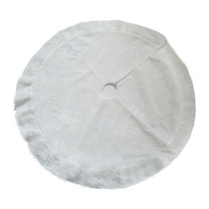 40In Wht Tree Skirt - Country Silk