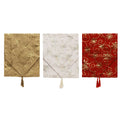 Embroider Sequin Snowflake Design Table Runner - Country Silk